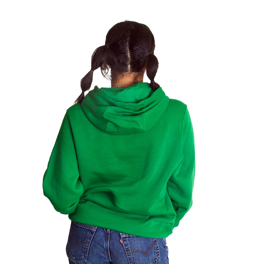 Classic Oregon O, Nike, Green, Hoodie, Cotton Blend, Women, Unisex, Softball, Pullover, Sweatshirt, 672079